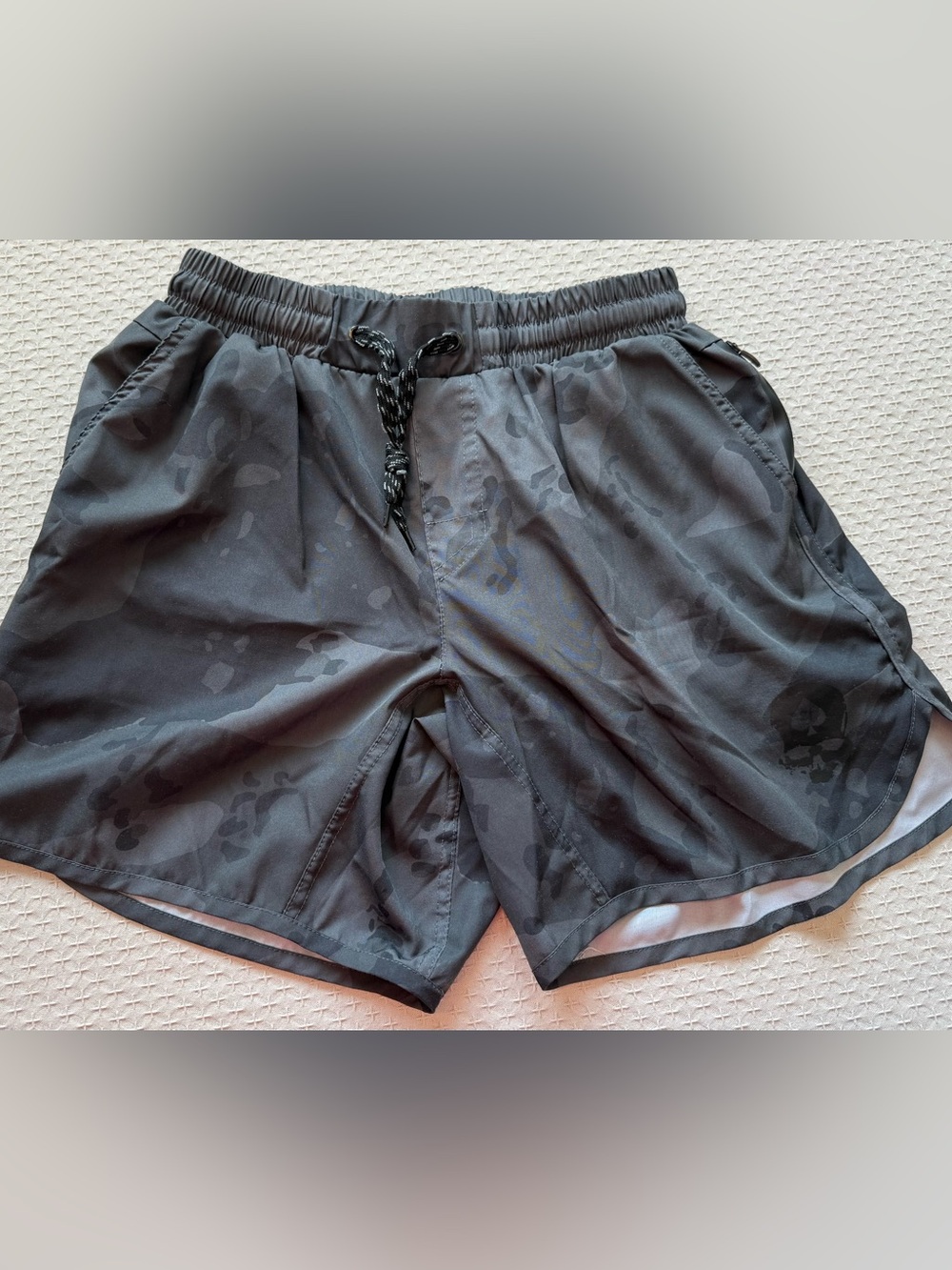 Men's Zero Foxtrot Black Camo Shorts